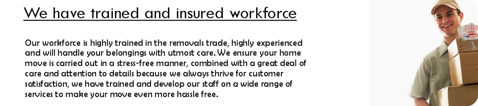 We have trained and insured workforce